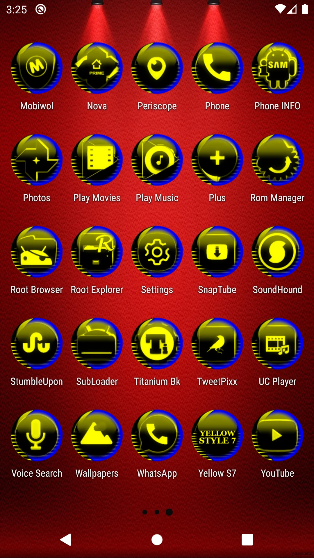 Yellow Icon Pack Style 7 screenshot