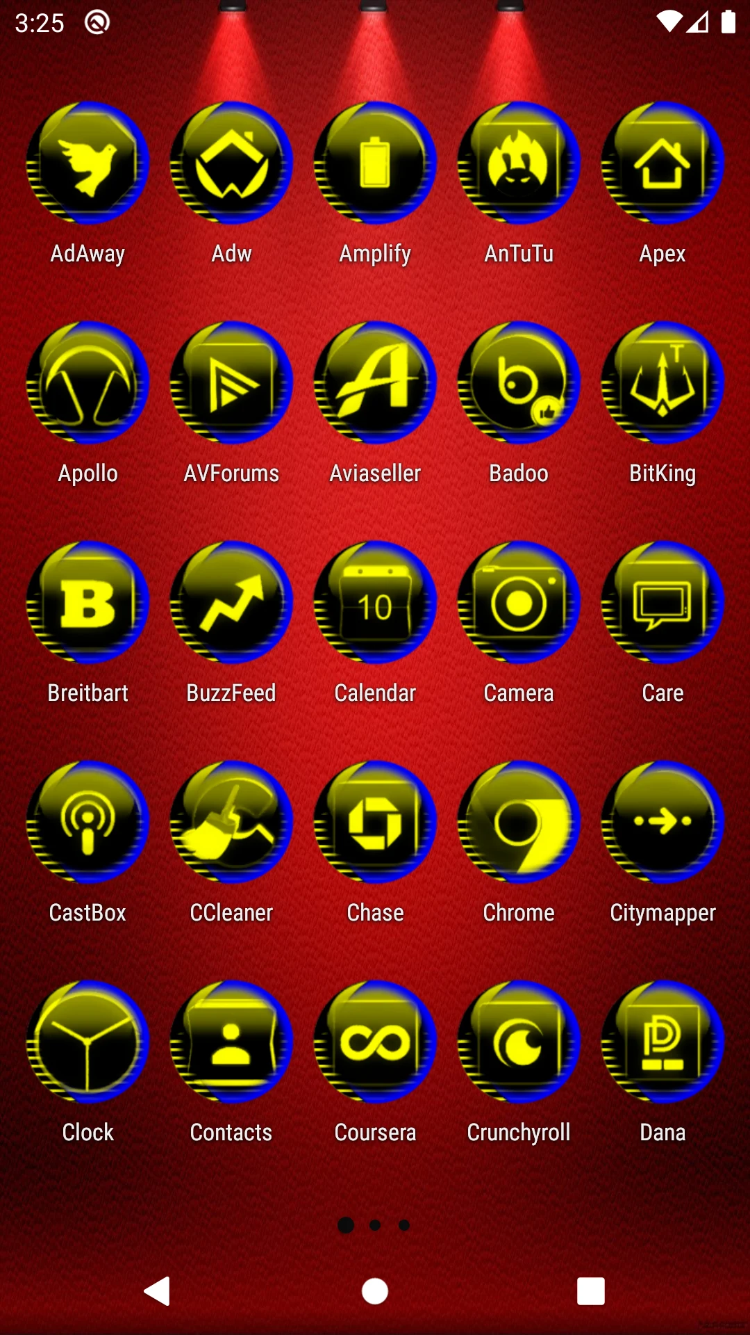 Yellow Icon Pack Style 7 screenshot