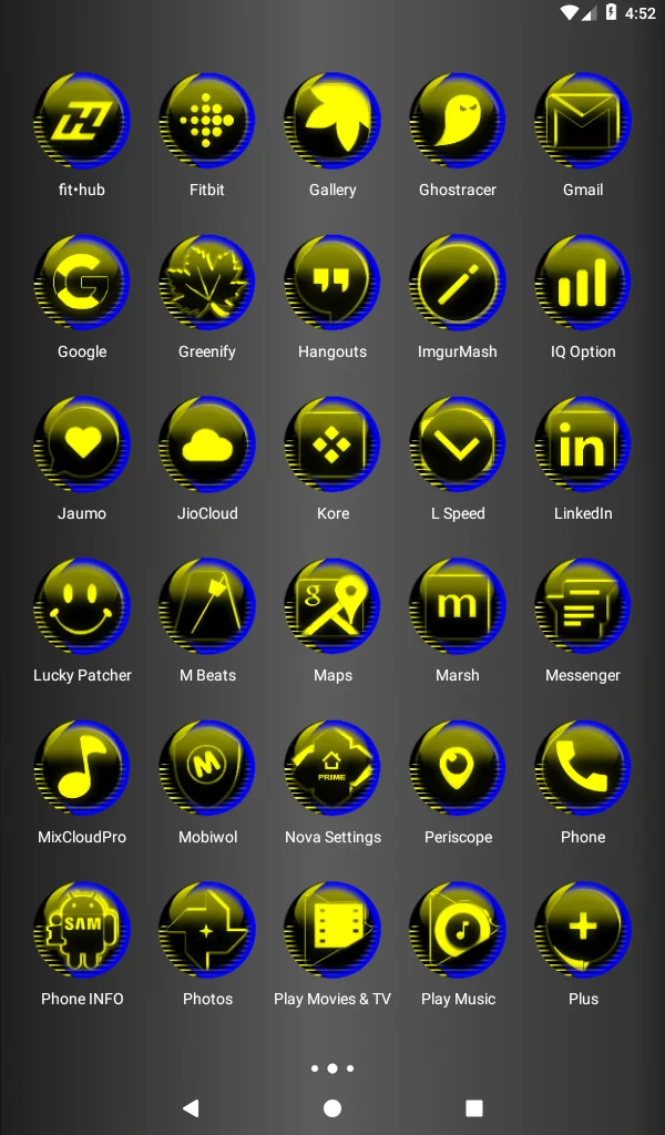 Yellow Icon Pack Style 7 screenshot